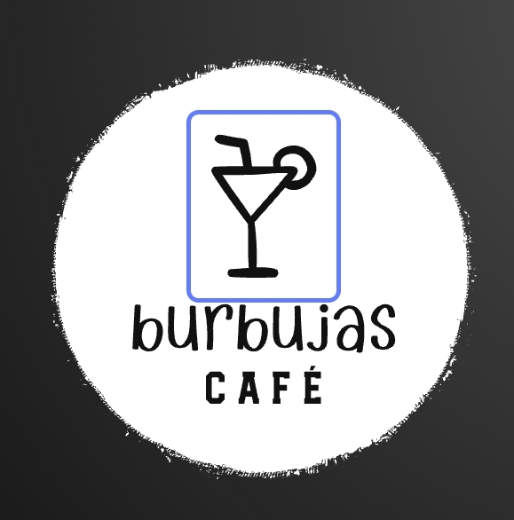 Logotipo Burbujas Cafe