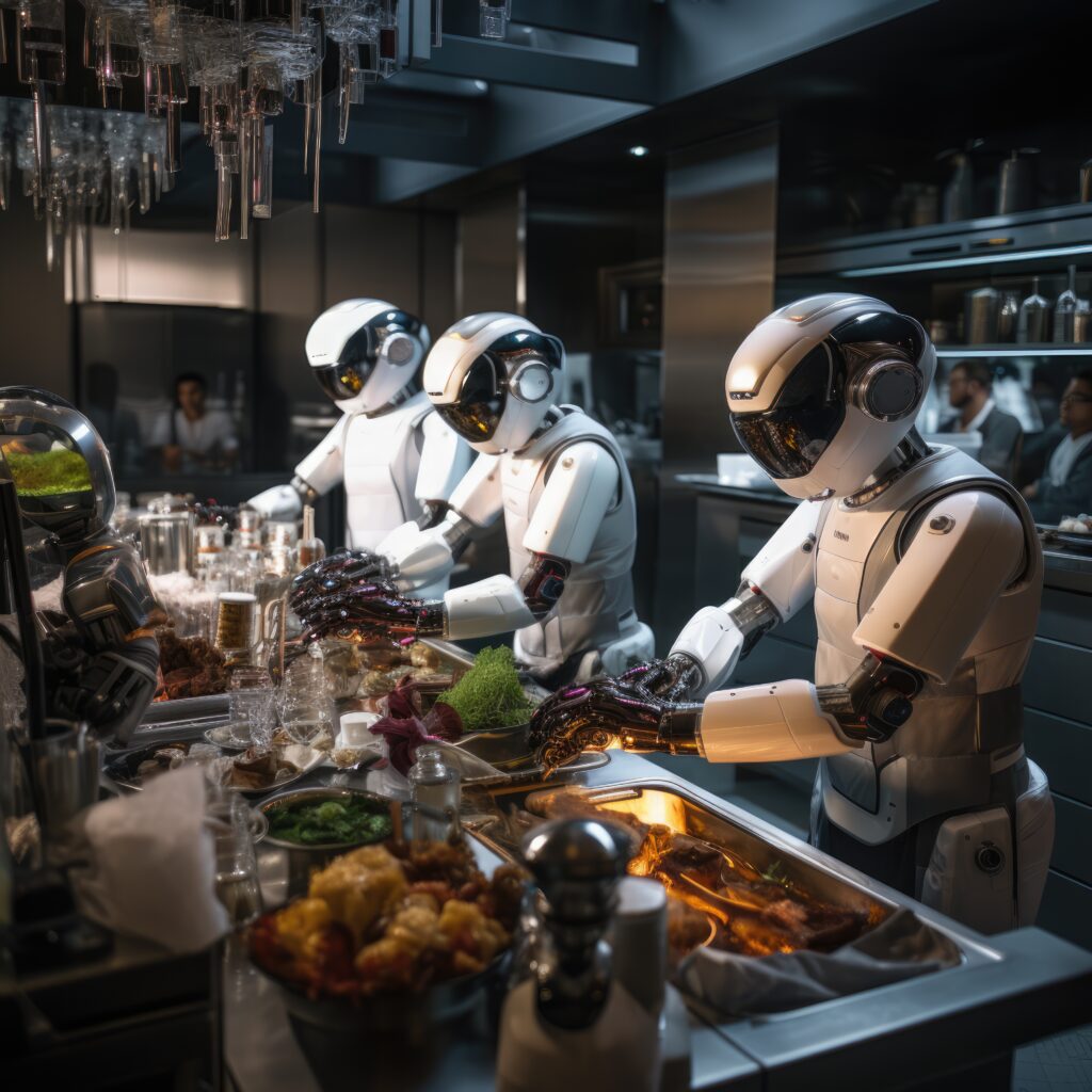 🤖 "Hoy en día, todavía no hay robots en nuestros restaurantes y bares, pero quizás mañana. La transformación digital actual significa comunicación a través de tu página web, posicionamiento social y web, email marketing y más." 💻